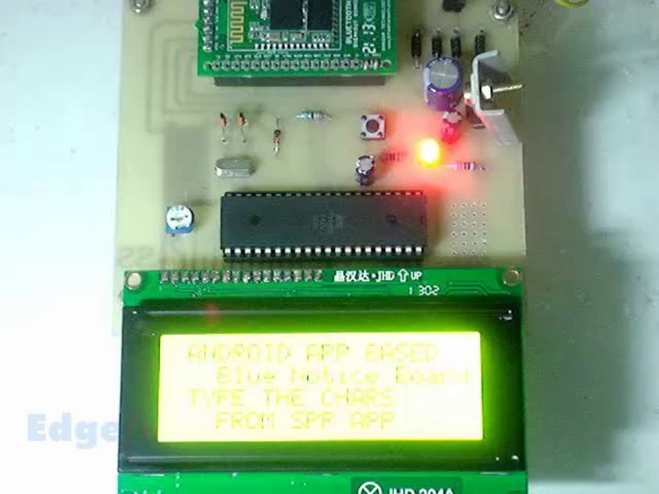 Remotely Controlled Android Based Electronic Notice Board