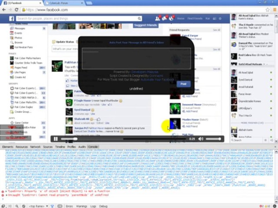 Fast Facebook Message Sender