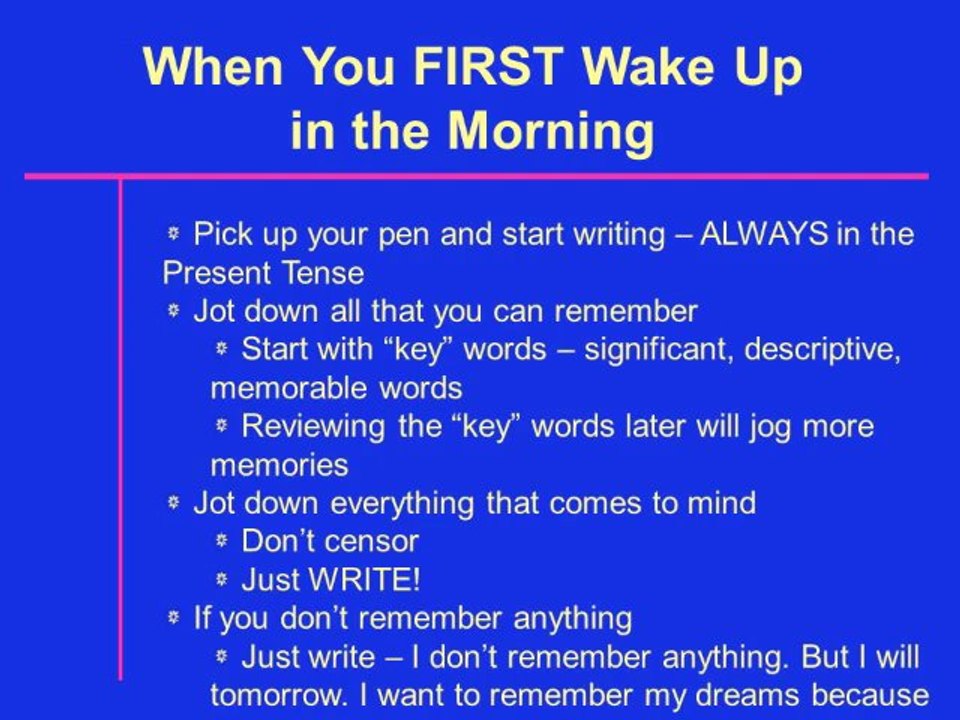 Decoding Your Dreams