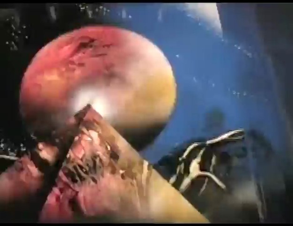 رسم لوحة فنية في ثواني من رذاذ الطلاء