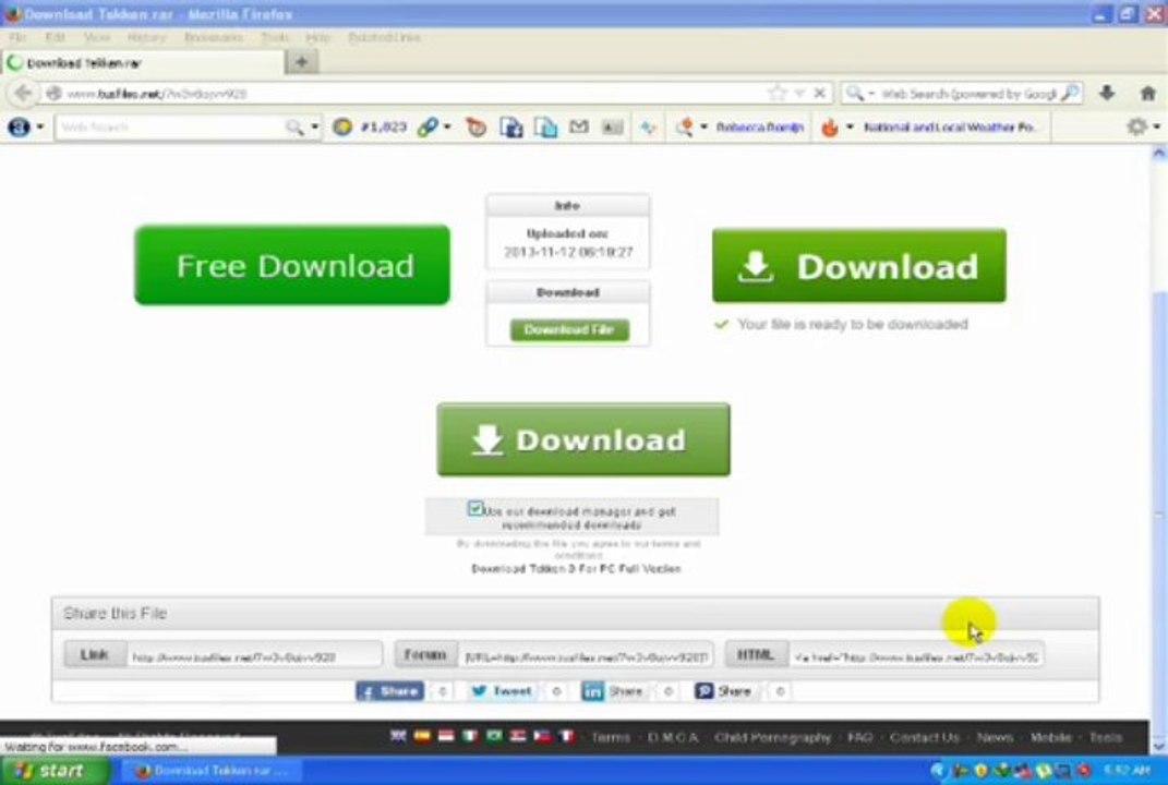 How to download file single link
