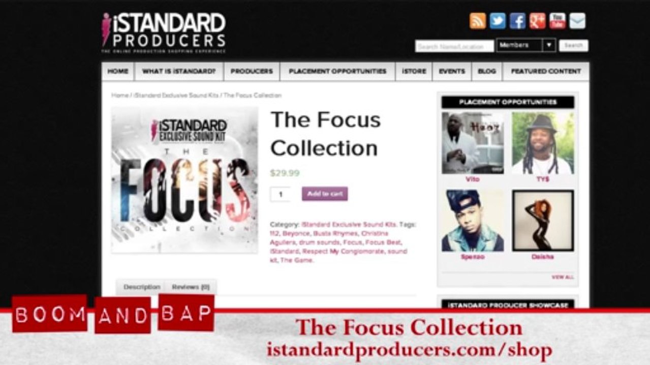 Boom and Bap: iStandard Focus Collection