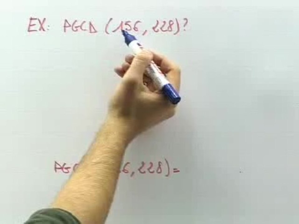 L'algorithme d'Euclide - Cours 4