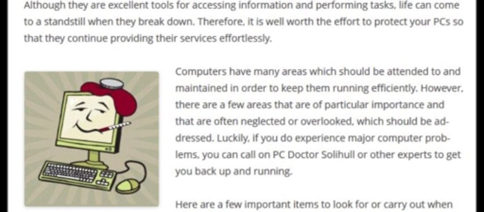 PC Doctor Solihull - PC protection