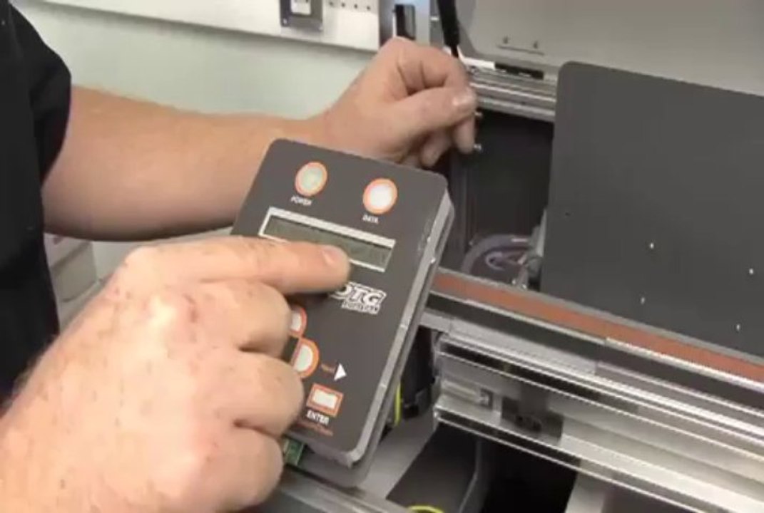 DTG Printer Training Video - Nozzle Check on M2 DTG Printer