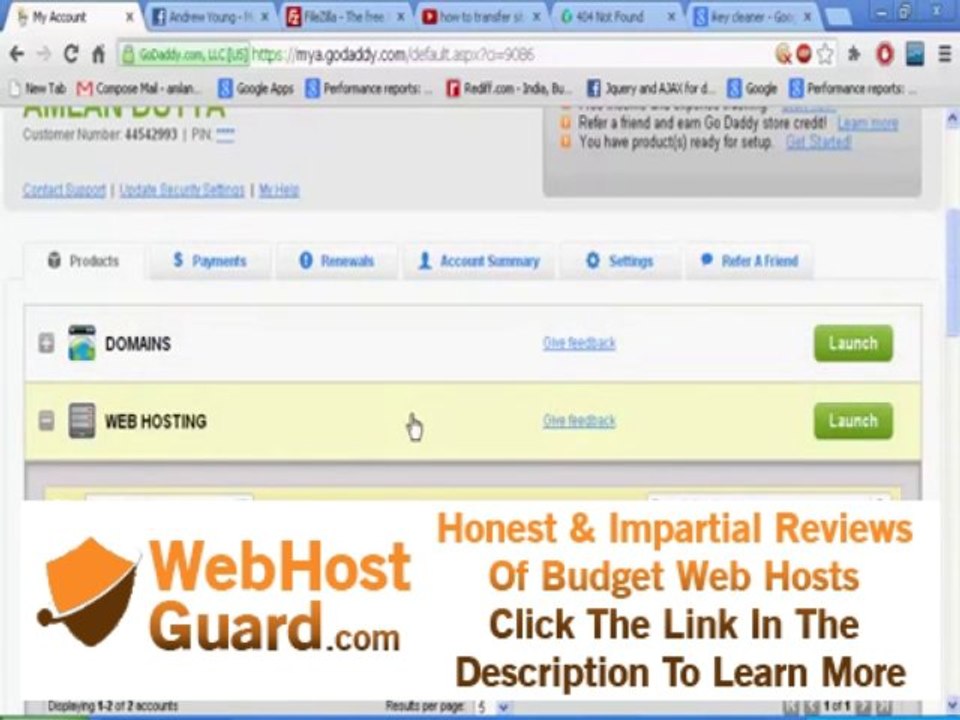 1 Understanding Difference between domain and hosting