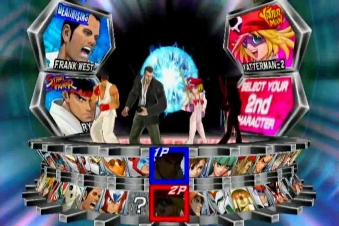 Tatsunoko vs. Capcom: Ultimate All-Stars | Character Select Screen | Nintendo Wii