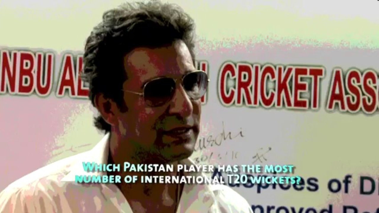 Wasim Akram Cricket Knowledge Test In ICC Cricket 360