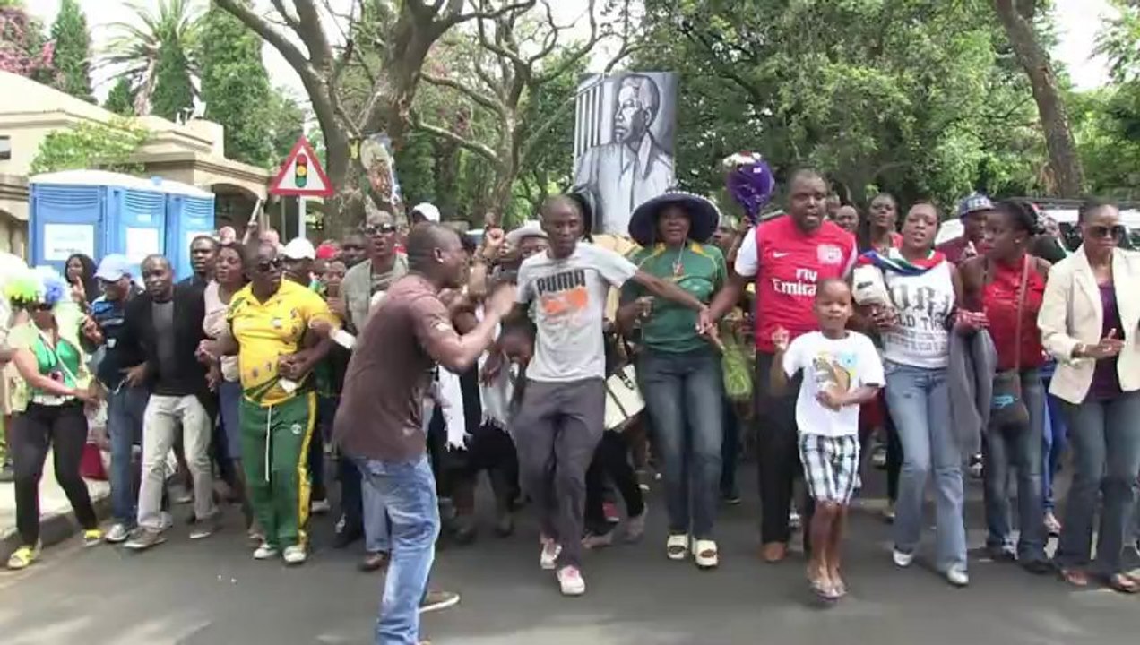 In South Africa, Mandela's image becomes political tool