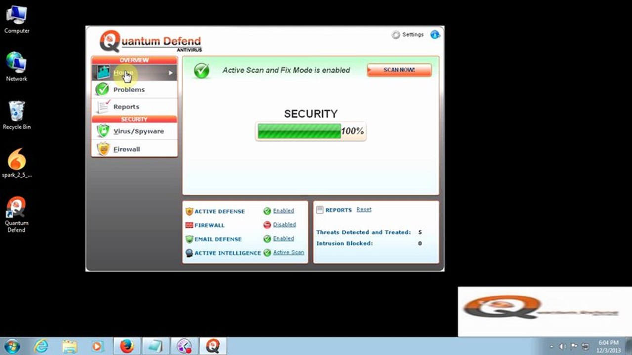 Quantum Defend - Scan your PC to fight virus
