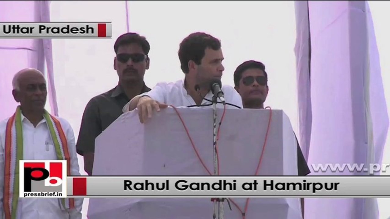 Rahul Gandhi : Huge difference between Rajasthan and UP