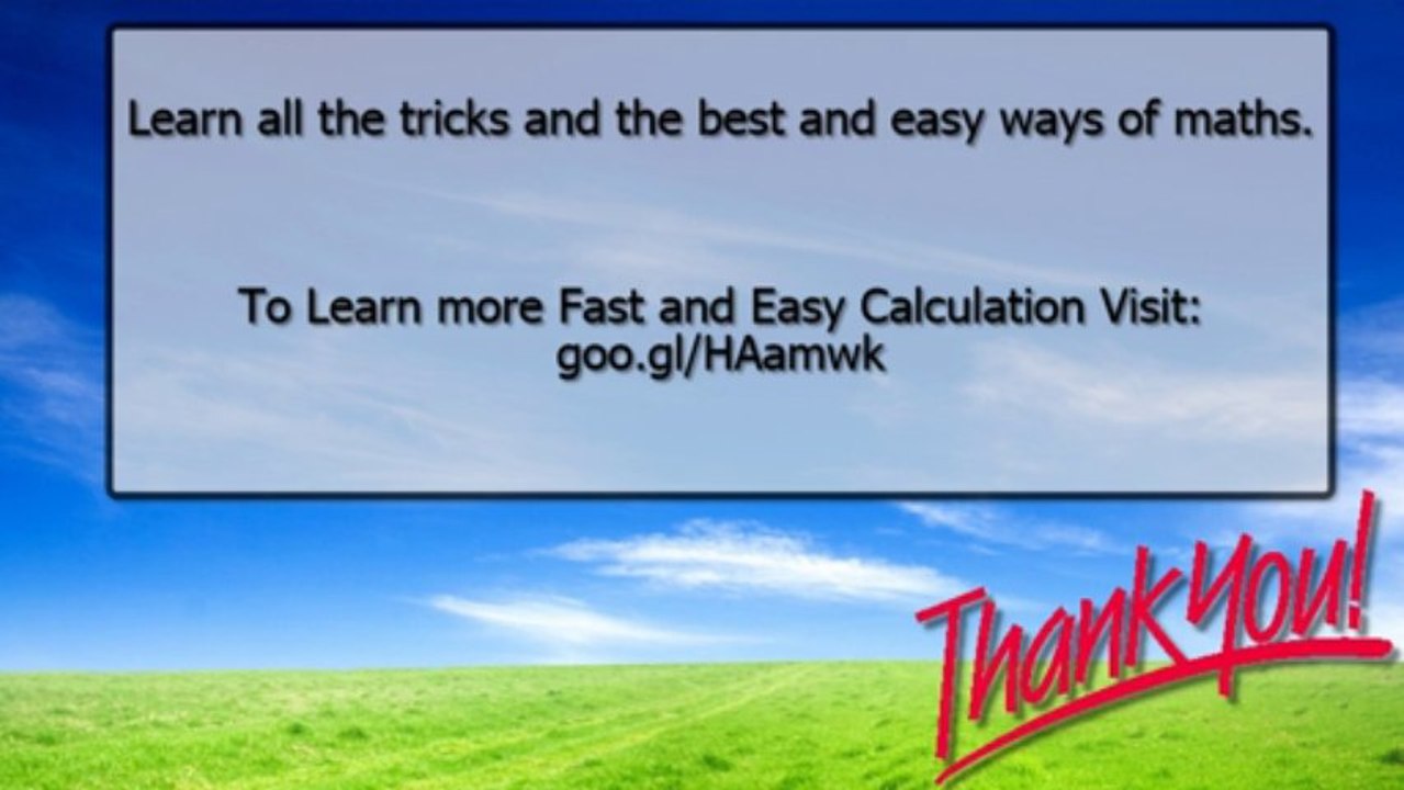 trick to solve LCM and HCF based Problems Fast