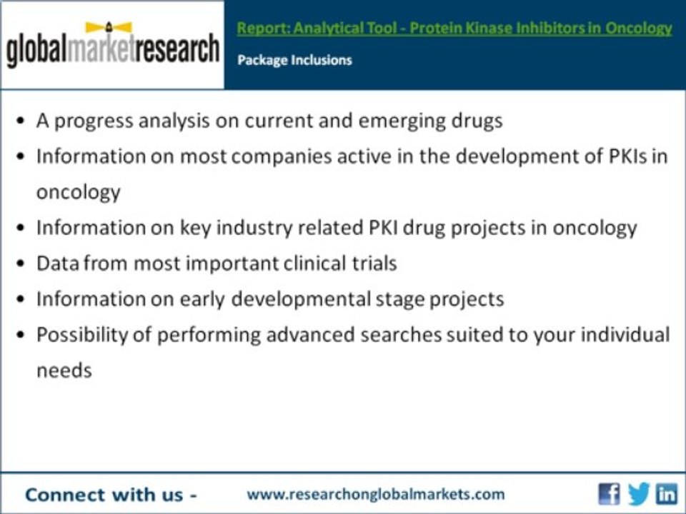 Analytical Tool - Protein Kinase Inhibitors in Oncology