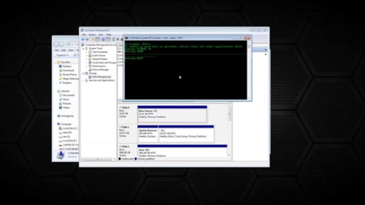 Wiping your HDD in Windows environments