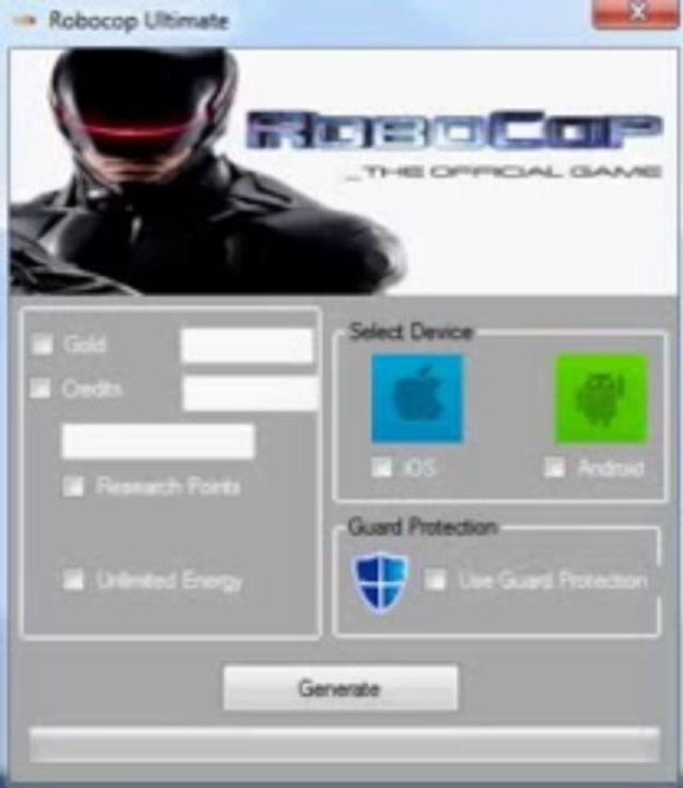 Hack Robocop Generator For All Devices 100% Working