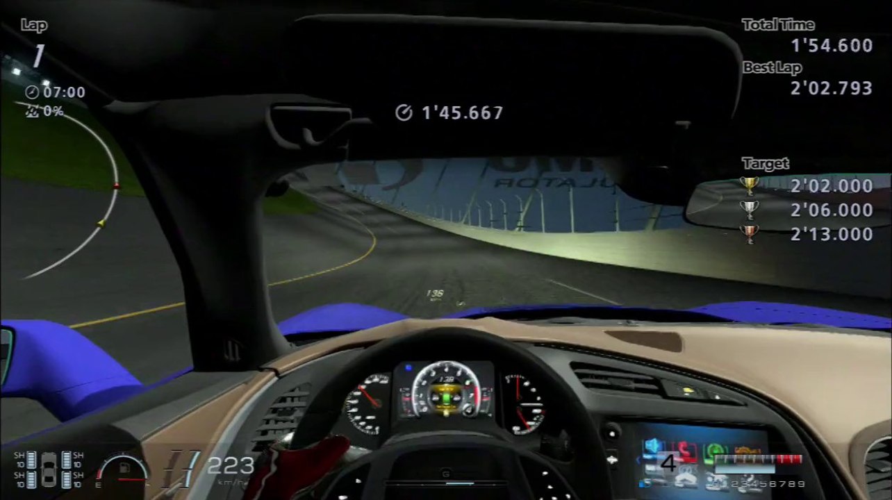 GT6 シーズナルイベント シボレー コルベット スティングレイ GT コンセプト スーパーラップ ゴールド