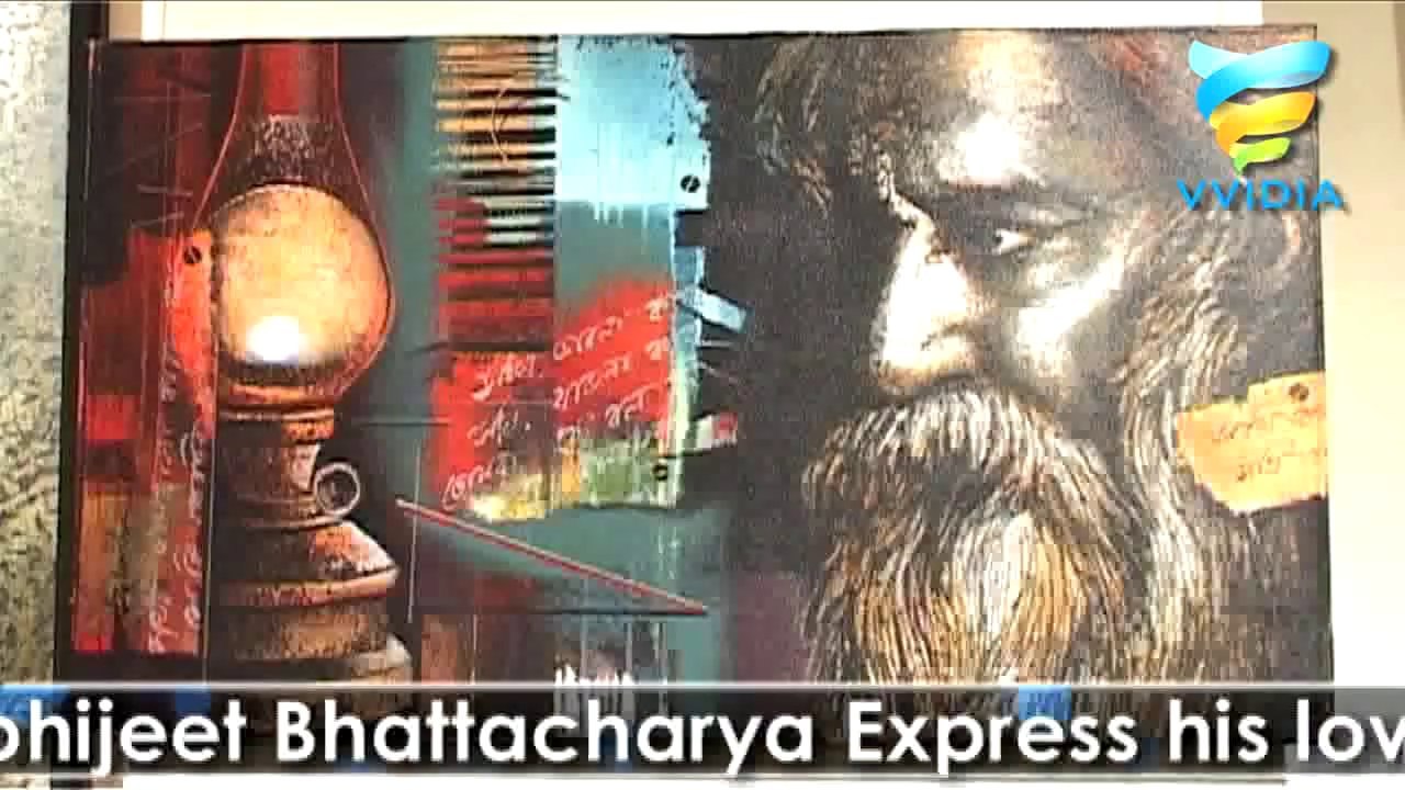 Singer Abhijeet Bhattachary at Art Exhibition