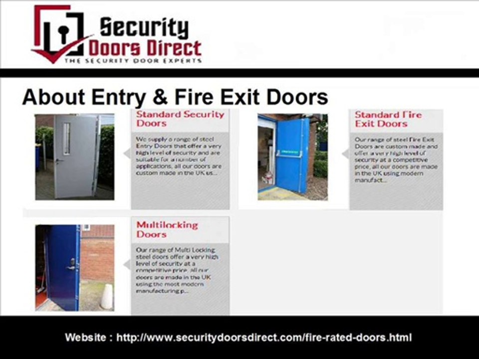 Different Types Of Fire Rated Doors