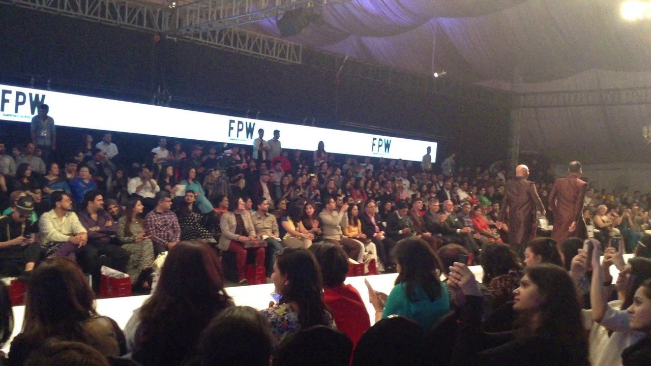 Deepak Perwani and HSY walk the ramp for Nauman Arfeen -  Day 02 of Fashion Pakistan Week -  S/S 2014