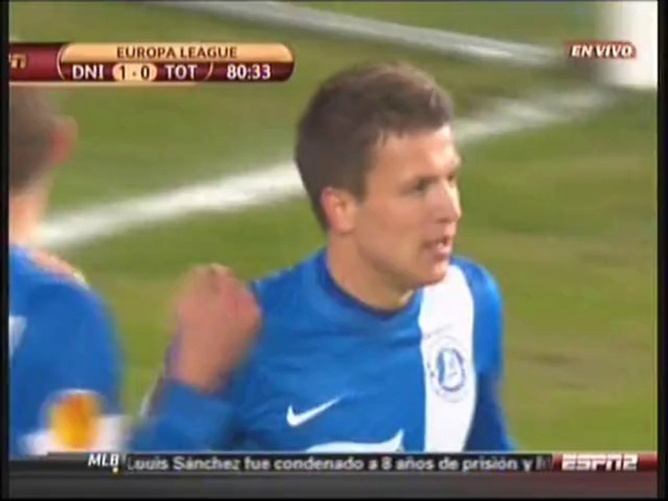 FC Dnipro 1 - 0 Tottenham Hotspur (ESPN)