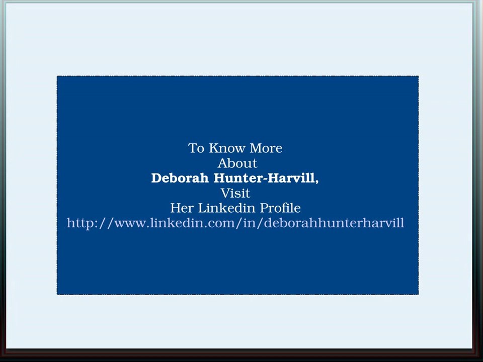Deborah Hunter-Harvill Is A Champion Of Reform In Metropolitan  Detroit School Systems