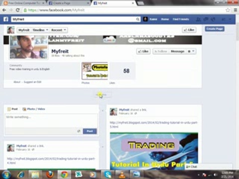 Facebook New Introduction free computer tutorials online Part 4