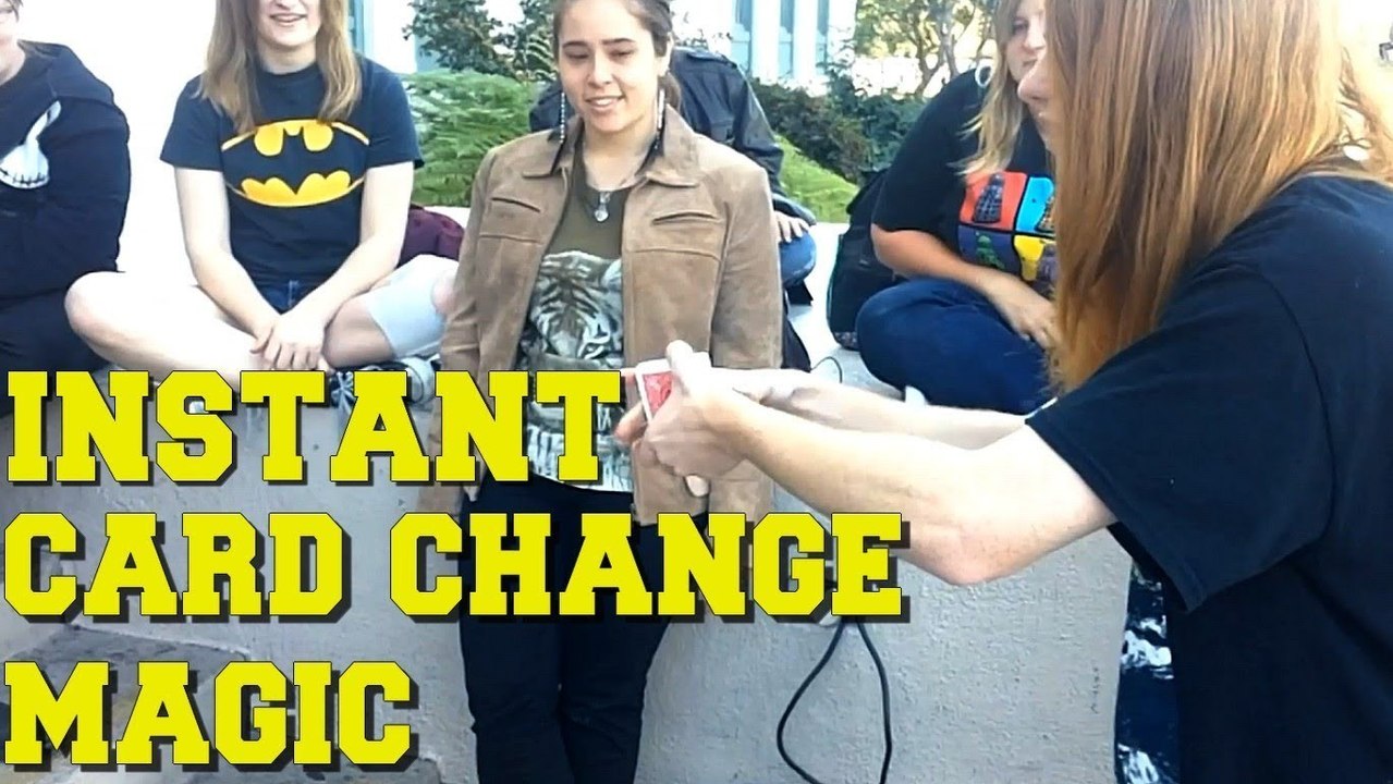 Street Magic: Instant Card Change Demonstration