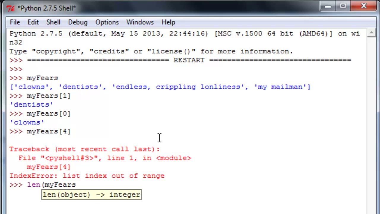 Learn Python Programming Tutorial 8 | Introduction to Lists