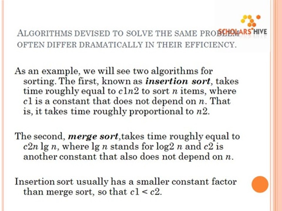 Algorithm - Scholarshive