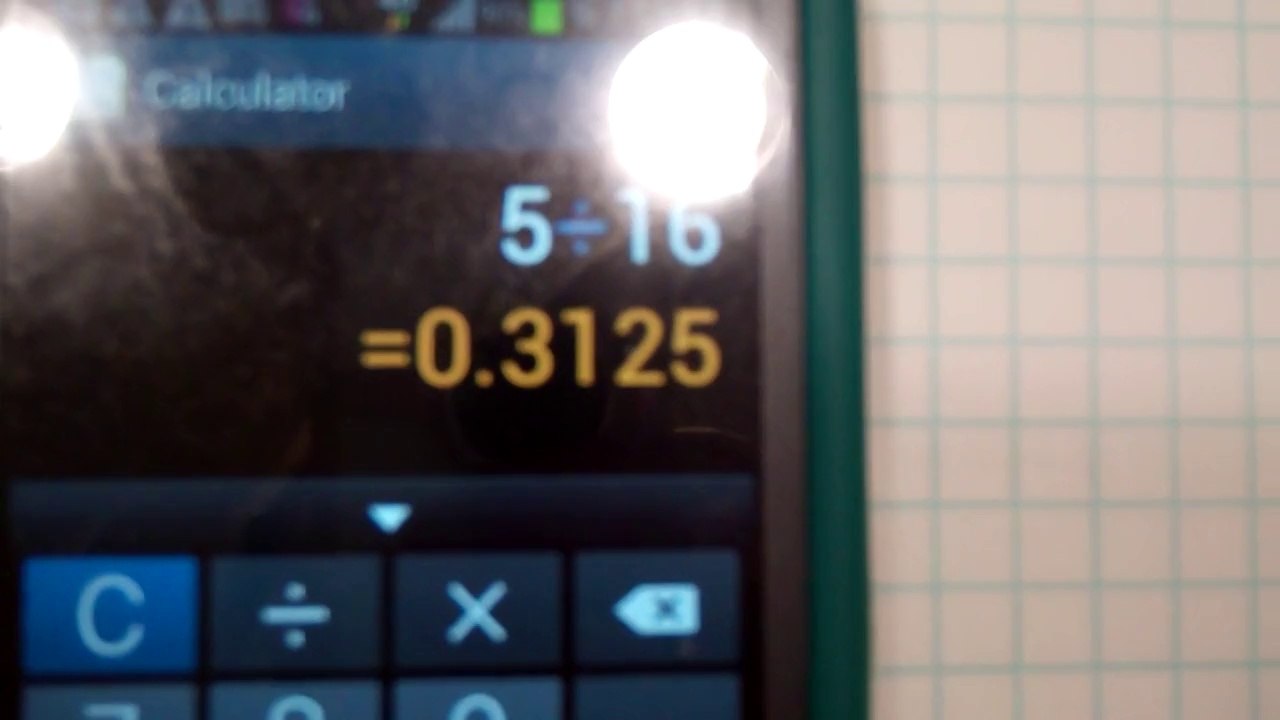 Decimal to a fraction