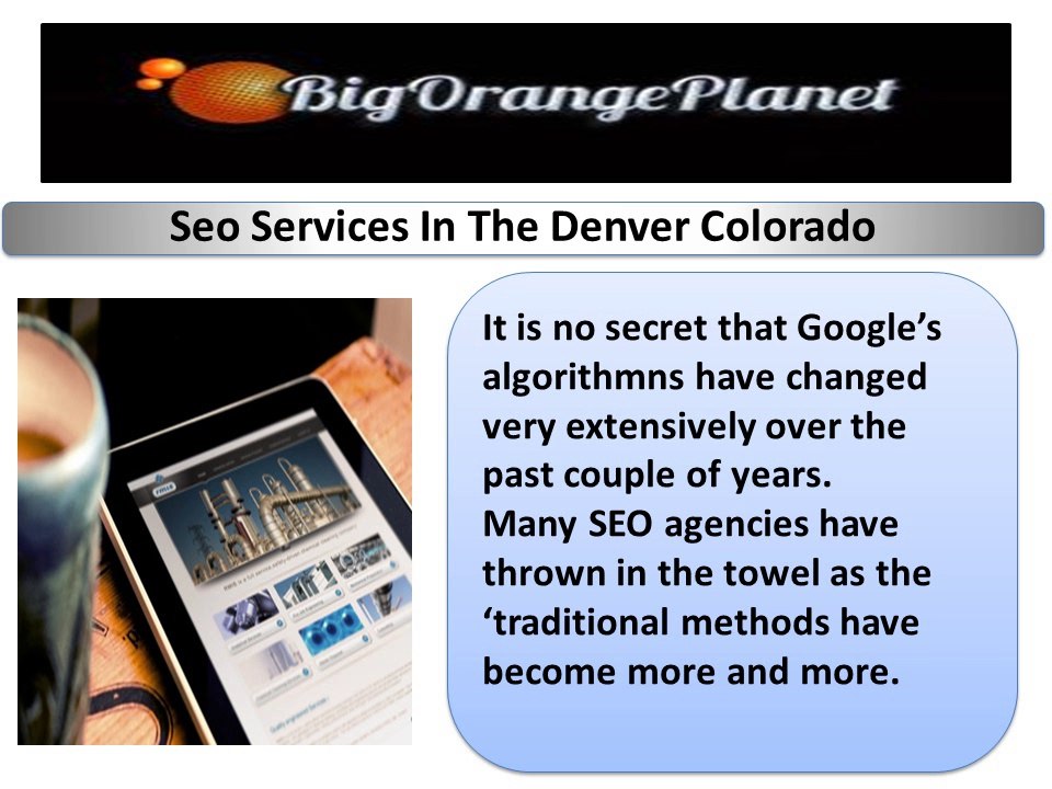 Big Orange Planet Denver Seo Company