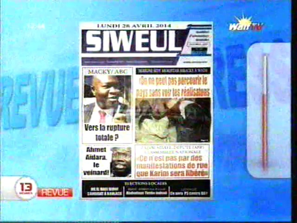 Revue de presse du lundi 28 avril 2014 (Ndèye Fatou Ndiaye)