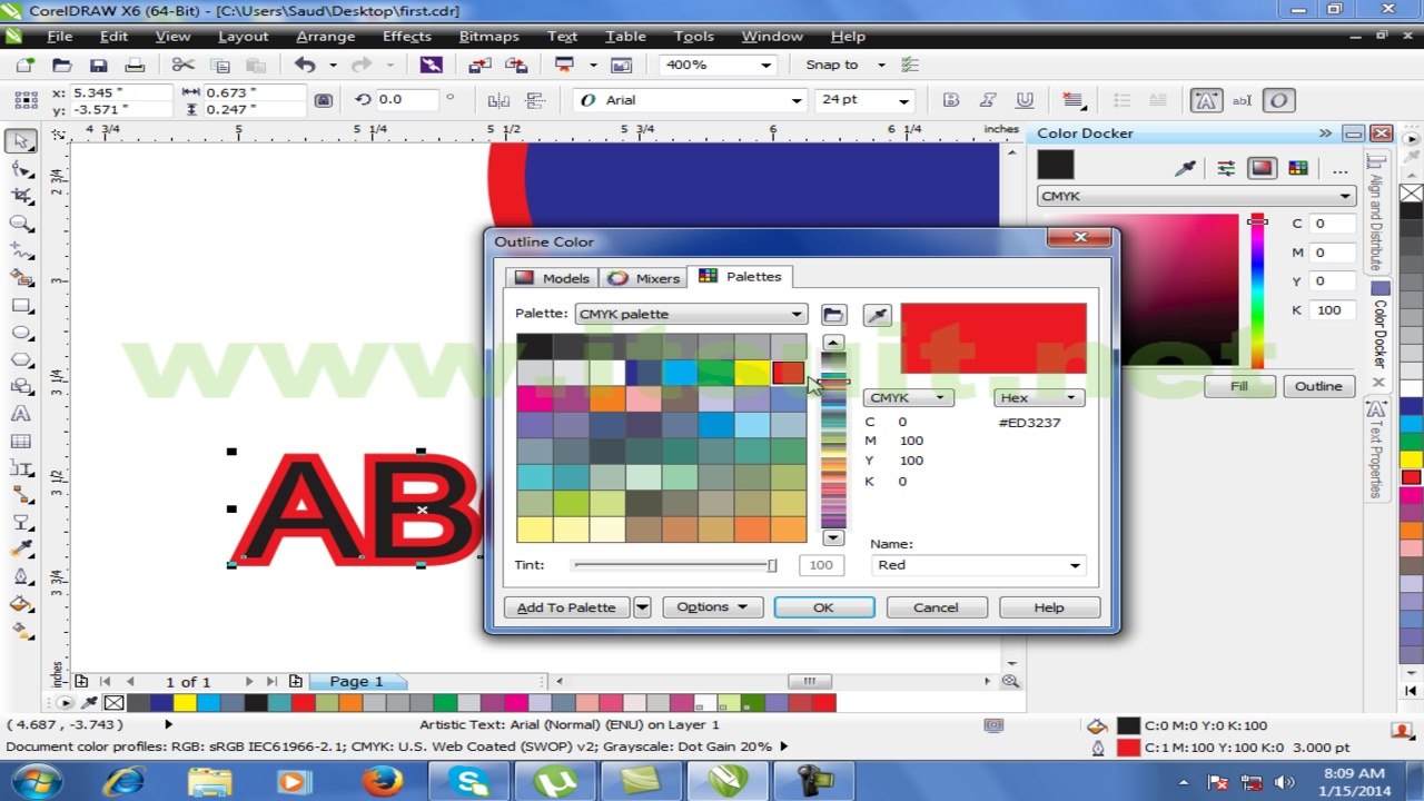 14. CorelDraw Free Training Course