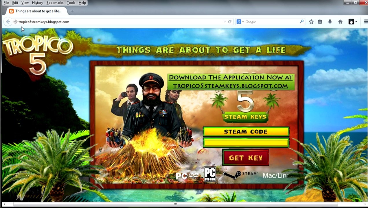 Tropico 5 free Steam Keys No Torrent Version