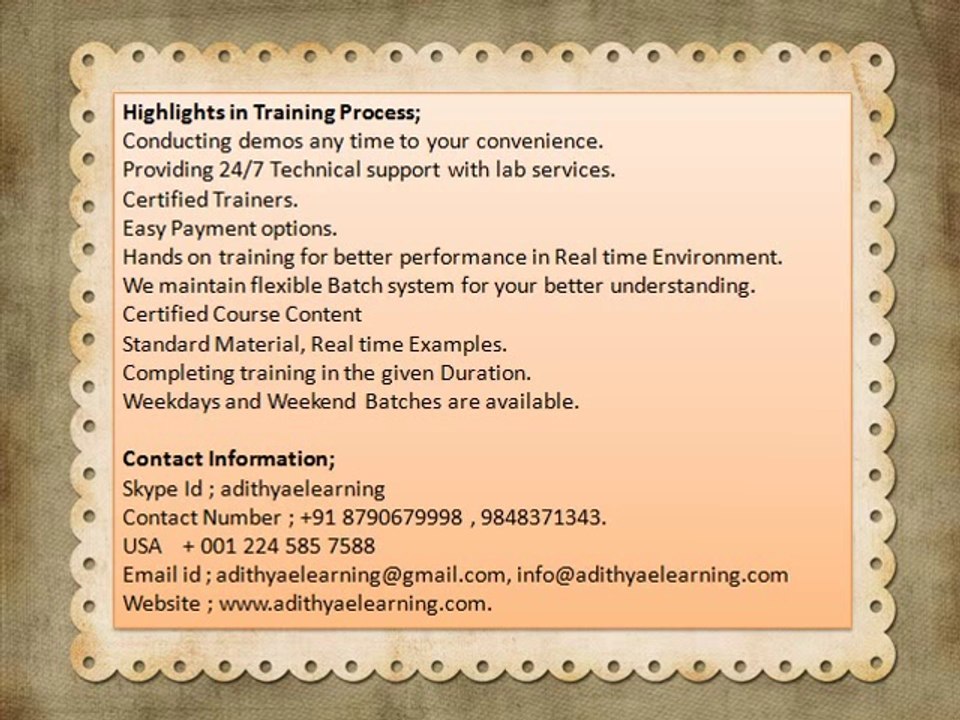 IT Business Analyst Online training