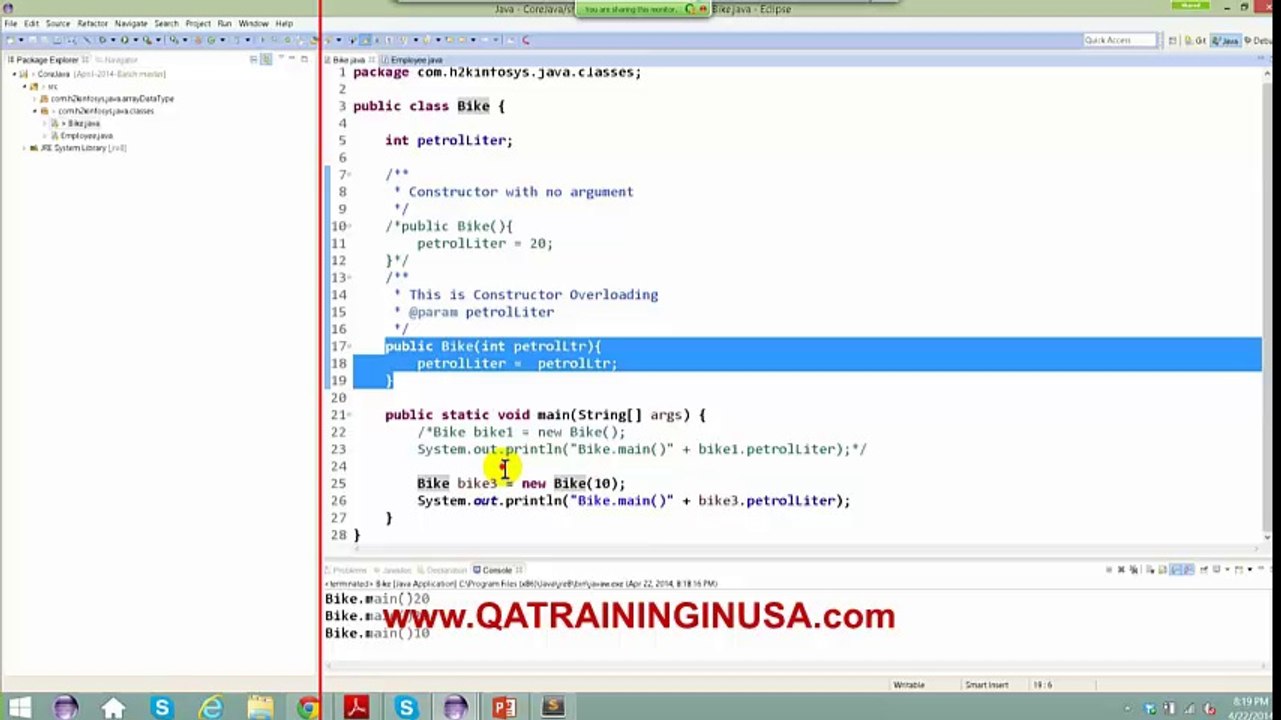 Core Java Online training and Placement Assistance
