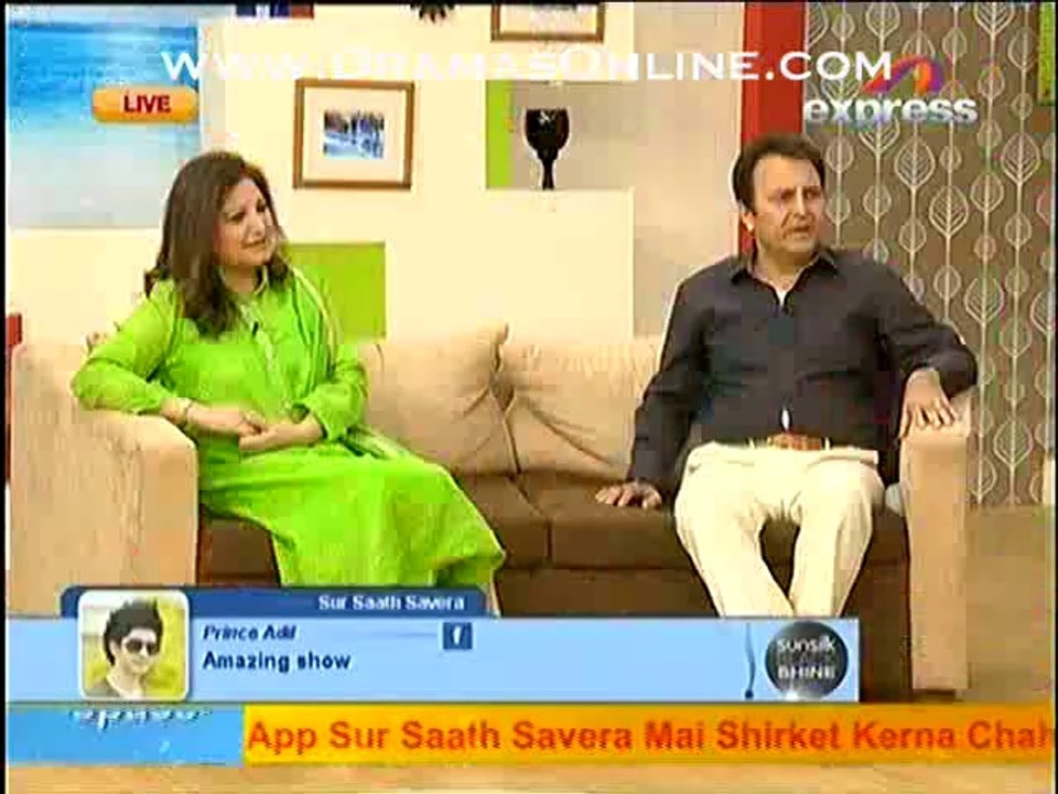 Behroz Sabzwari telling how he got married and gave proposal to his wife