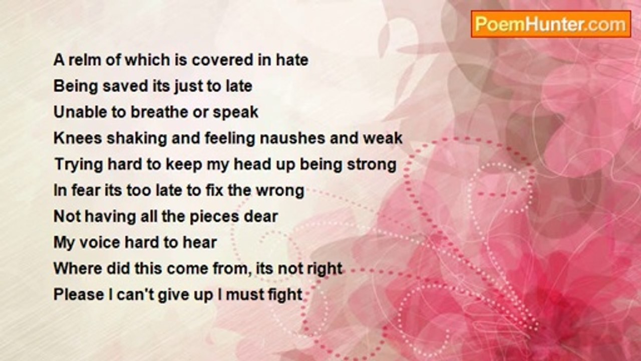 chelsi lewellyn - A Relm Of Which Is Covered In Hate