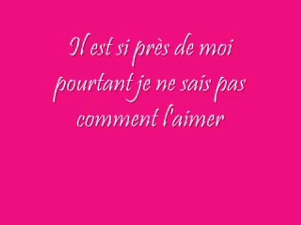 Céline Dion - D'amour ou d'amitié (Lyrics / Paroles)