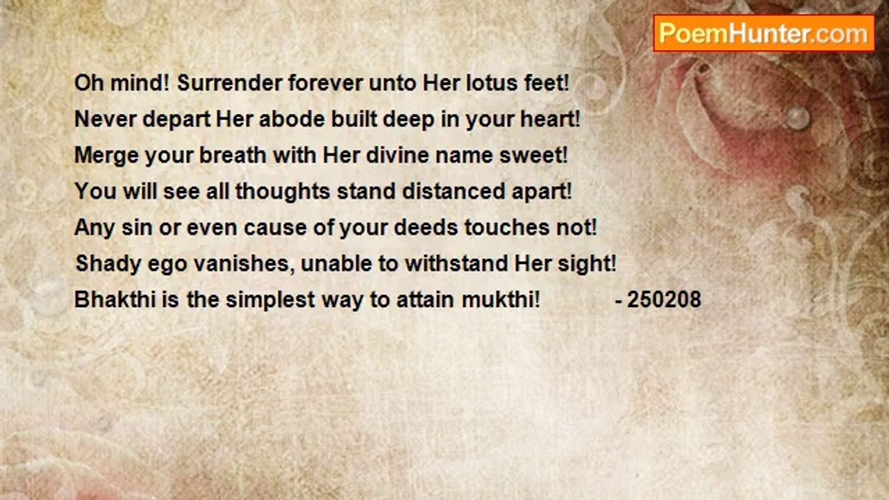 Raman Savithiri - 949.  An easy way to realization!   		250208