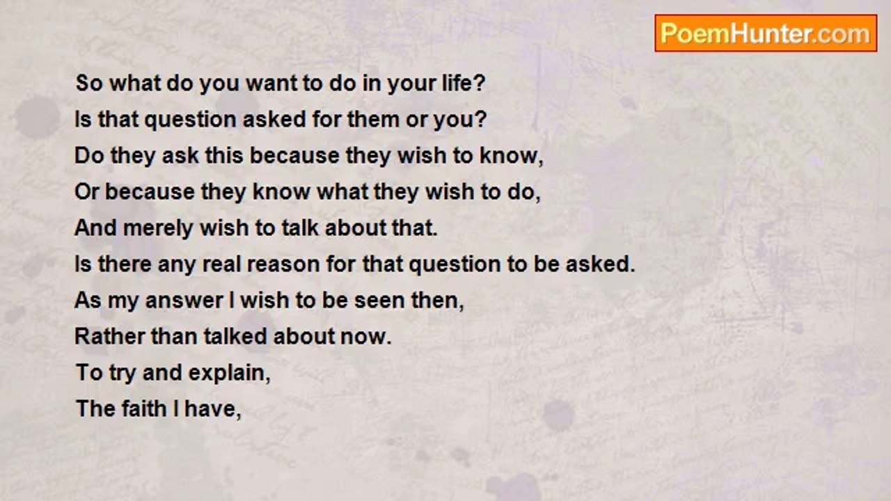 Marc Robinson - The Dreaded Question