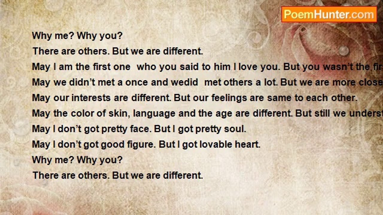 Mohammed AlBalushi - Why me? Why you?