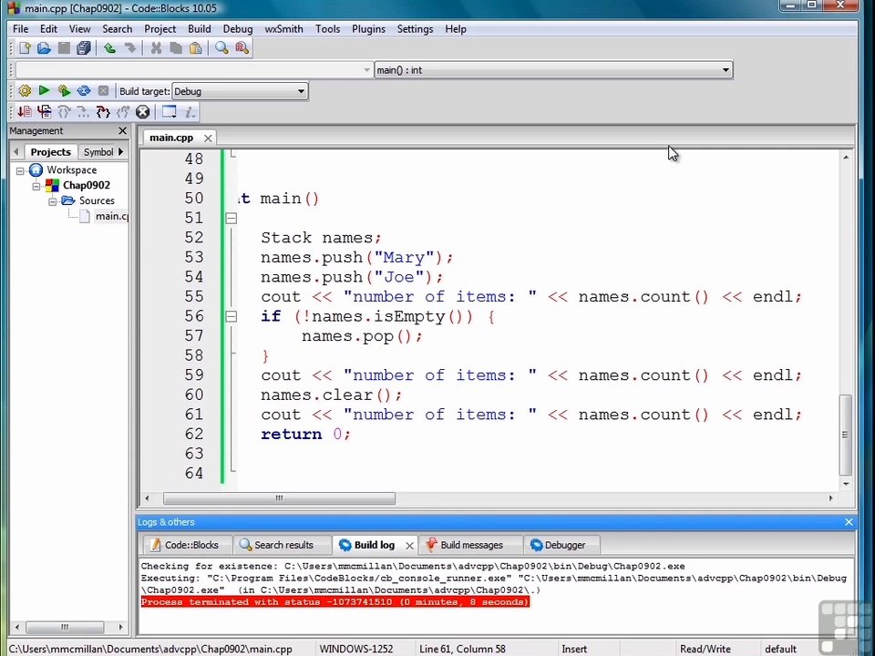 Advanced C++ Programming 55