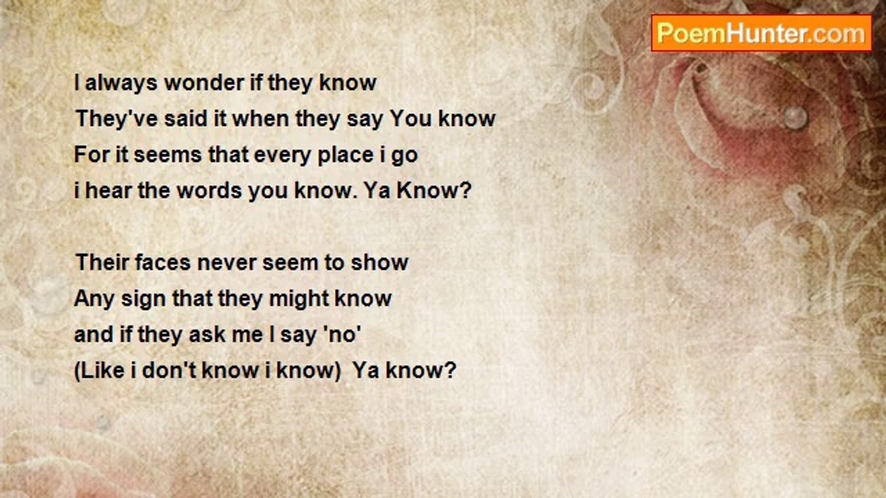 Connetta Jean - Ya know..You know? ?