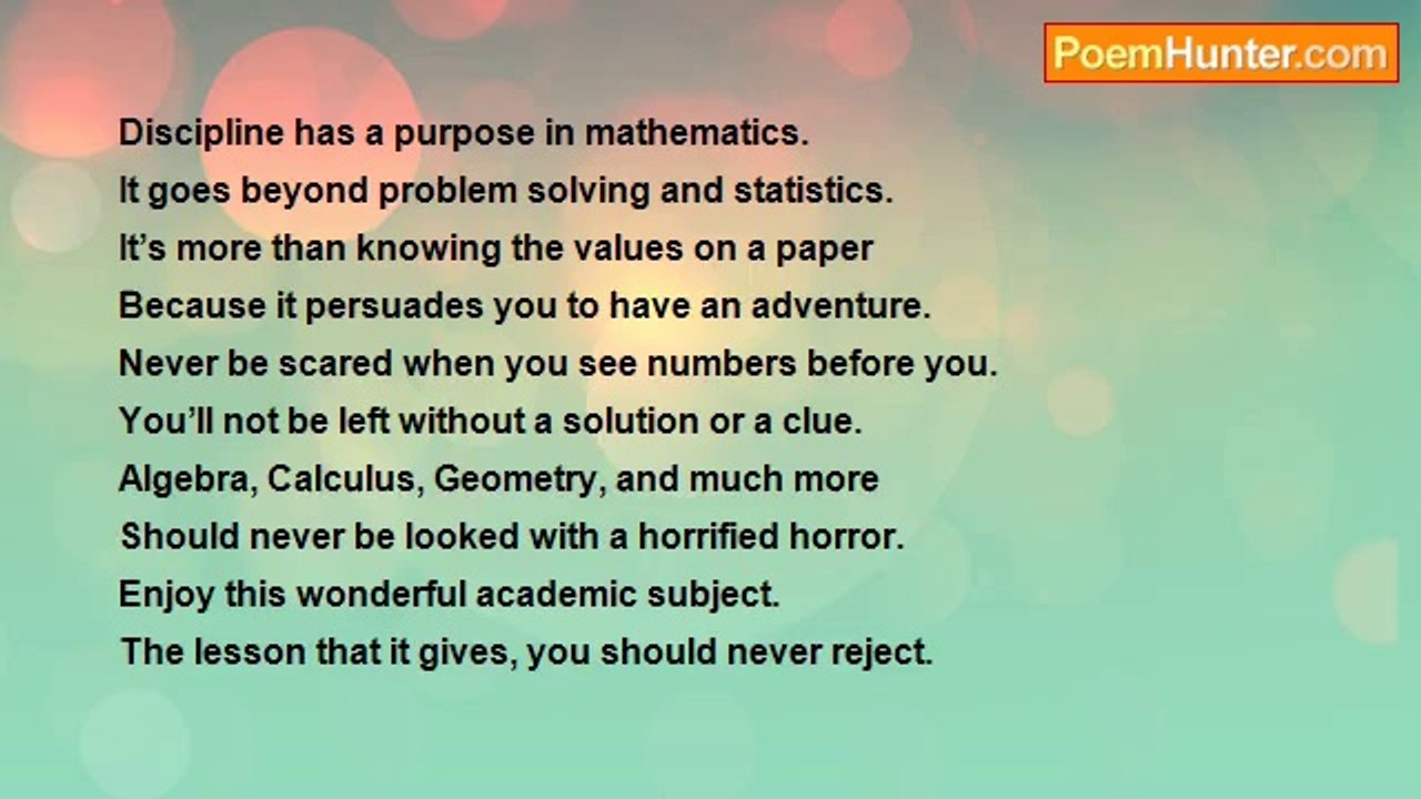 Obed dela Cruz - Mathematics