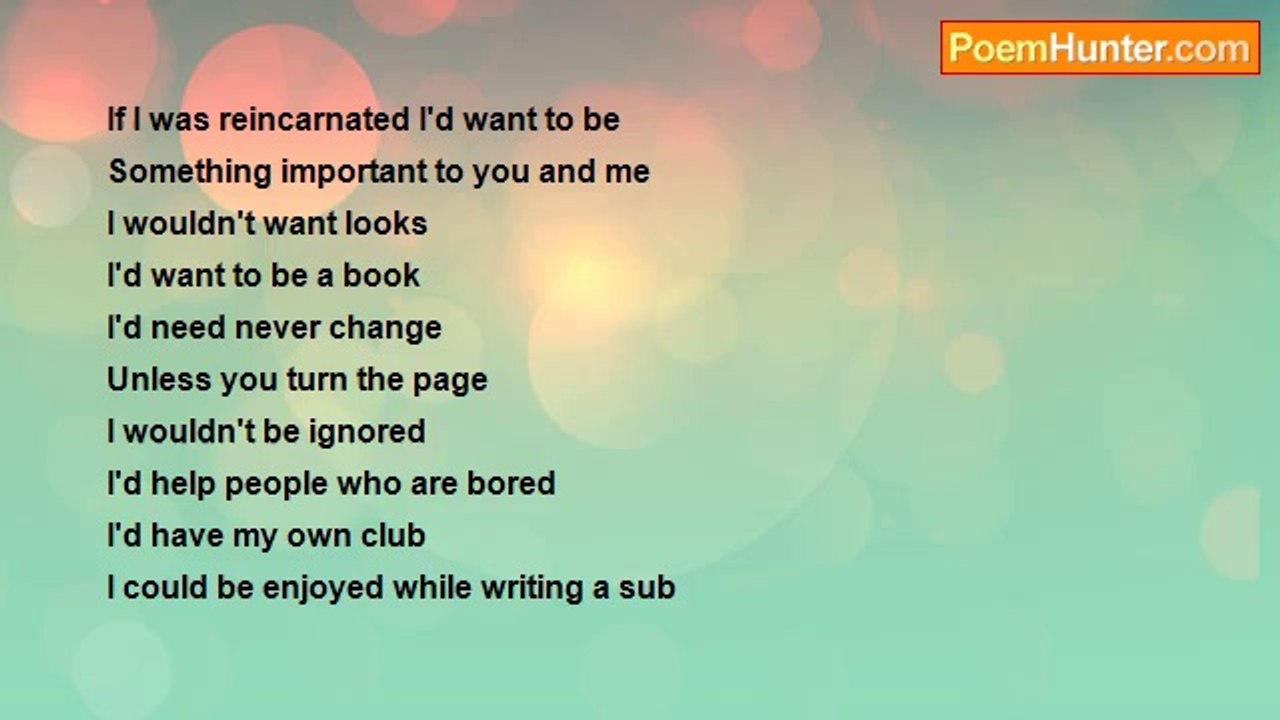 Cassidy Fohs - My Reincarnation