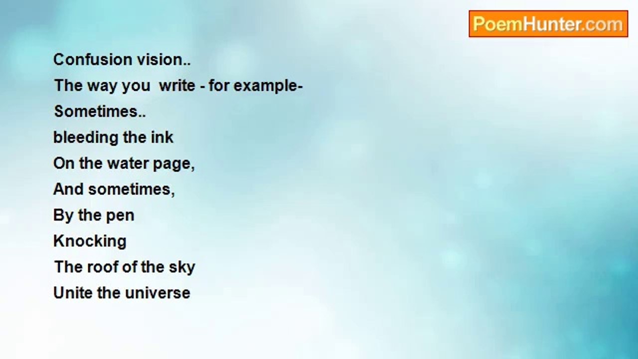 Fatima Nusairat - Confusion vision