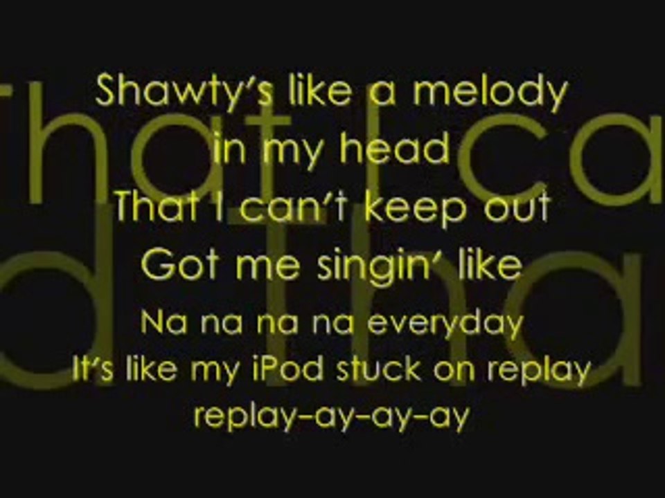 [LYRICS ON SCREEN] Replay-Iyaz