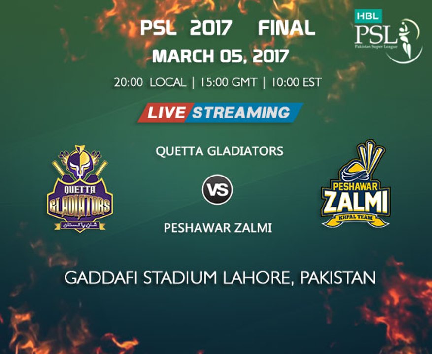 PSL Final 2017 Live