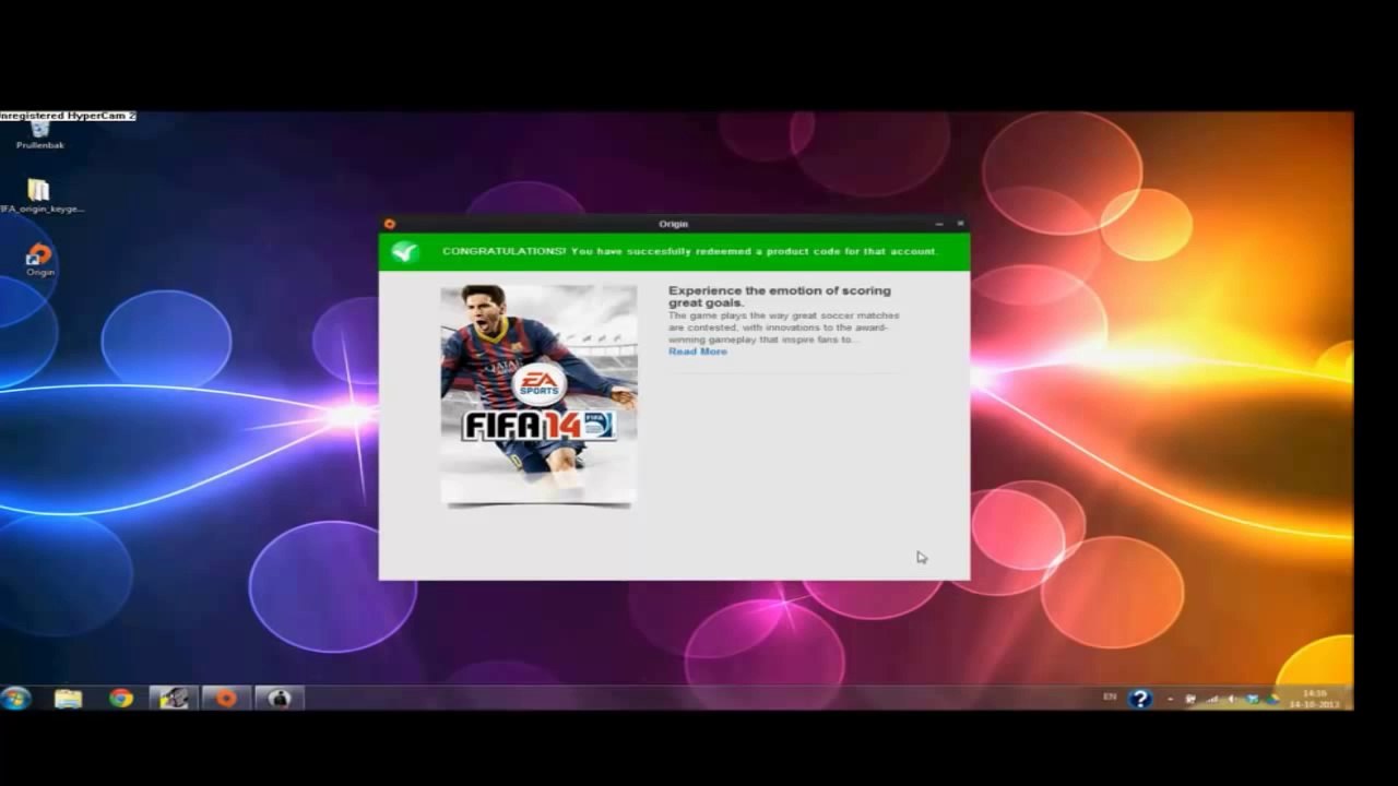 fifa 14 origin key 2014 work 100% 2014